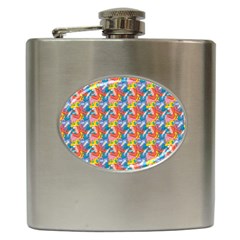 Abstract Pattern Hip Flask (6 Oz) by designsbymallika