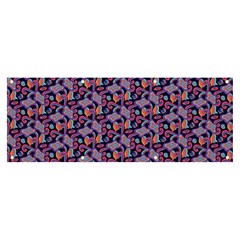 Trippy Cool Pattern Banner And Sign 8  X 3  by designsbymallika