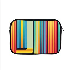 Colorful Rainbow Striped Pattern Stripes Background Apple Macbook Pro 15  Zipper Case by Ket1n9