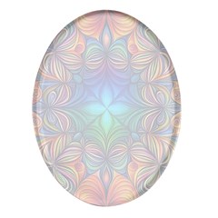 Pattern 2a Pattern 2 Oval Glass Fridge Magnet (4 Pack) by 2607694