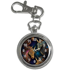 Pattern With Horses Key Chain Watches by 2607694a