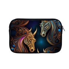 Pattern With Horses Apple Macbook Pro 13  Zipper Case by 2607694a