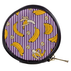 Pattern Bananas Fruit Tropical Seamless Texture Graphics Mini Makeup Bag by Bedest