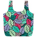 Pattern Leaves Background Nature Full Print Recycle Bag (XL) Front