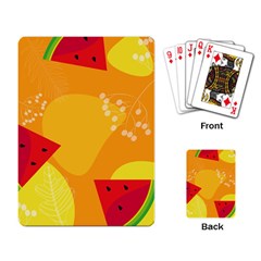 Watermelon Flower Playing Cards Single Design (rectangle) by Bedest