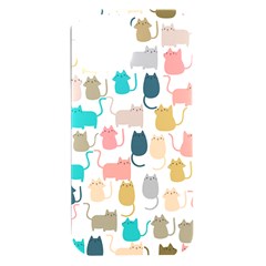 Cute Seamless Pattern Happy Kitty Kitten Cat Iphone 15 Plus Black Uv Print Pc Hardshell Case by Hannah976