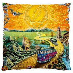 Grateful Dead Golden Road 16  Baby Flannel Cushion Case (two Sides) by Bedest