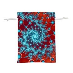 Fractal Pattern Background Lightweight Drawstring Pouch (m) by Ket1n9