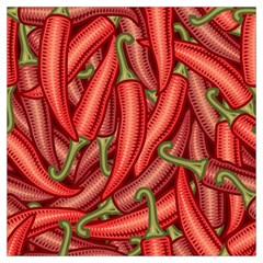 Seamless-chili-pepper-pattern Lightweight Scarf  by Ket1n9