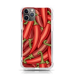 Seamless-chili-pepper-pattern Iphone 11 Pro 5 8 Inch Tpu Uv Print Case by Ket1n9