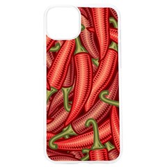 Seamless-chili-pepper-pattern Iphone 15 Pro Tpu Uv Print Case by Ket1n9