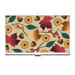 Autumn Leaves Autumn Colour Season Business Card Holder Front