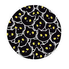 Cat Pattern Pet Drawing Eyes Mini Round Pill Box (pack Of 5) by Loisa77