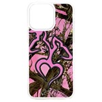 Pink Browning Deer Glitter Camo Camouflage iPhone 15 Plus TPU UV Print Case Front