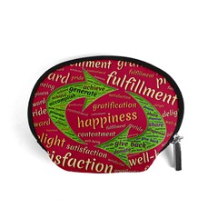 Fulfillment Satisfaction Happiness Accessory Pouch (small) by Paksenen