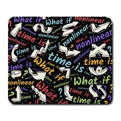 Time Nonlinear Curved Linear Large Mousepad by Paksenen