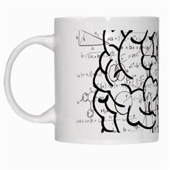 Brain Mind Psychology Idea Drawing White Mug by Loisa77