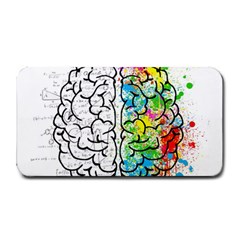 Brain Mind Psychology Idea Drawing Medium Bar Mat by Loisa77