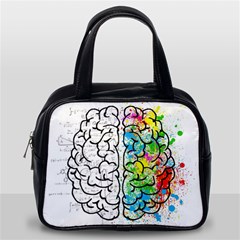 Brain Mind Psychology Idea Drawing Classic Handbag (one Side) by Loisa77