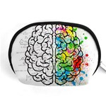 Brain Mind Psychology Idea Drawing Accessory Pouch (Medium) Front