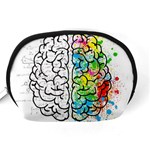 Brain Mind Psychology Idea Drawing Accessory Pouch (Medium) Back