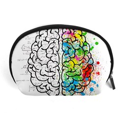 Brain Mind Psychology Idea Drawing Accessory Pouch (large) by Loisa77