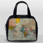 Vintage World Map Classic Handbag (One Side) Front