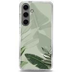 Banana Leaf Plant Pattern Samsung Galaxy S24 6.2 Inch TPU UV Case Front