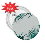 Illustrations Foliage Background Border 2.25  Buttons (10 pack)  Front