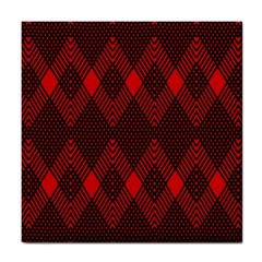 Pattern Red Black, Tile Coaster by 2607694c
