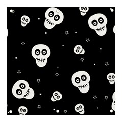 Skull Pattern Banner And Sign 3  X 3  by Ket1n9