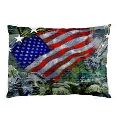 Usa United States Of America Images Independence Day Pillow Case by Ket1n9