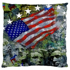 Usa United States Of America Images Independence Day Standard Premium Plush Fleece Cushion Case (two Sides) by Ket1n9