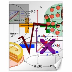 Mathematics Formula Physics School Canvas 12  X 16  by Bedest