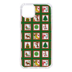 Christmas Paper Christmas Pattern Iphone 14 Plus Tpu Uv Print Case by Bedest