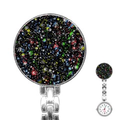 Universe Star Planet Galaxy Stainless Steel Nurses Watch by Ravend