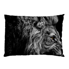 Angry Male Lion Wild Animal Pillow Case (two Sides) by Loisa77