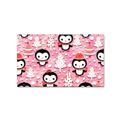 Cute Penguin Pattern Sticker Rectangular (100 Pack) by Loisa77