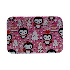 Cute Penguin Pattern Open Lid Metal Box (silver)   by Loisa77