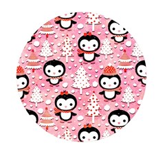 Cute Penguin Pattern Mini Round Pill Box (pack Of 3) by Loisa77