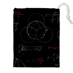 Math Board Circuit Circuits Computer Shield Tech Technology Drawstring Pouch (5xl) by Loisa77