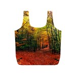 Forest Woods Autumn Nature Full Print Recycle Bag (S) Back