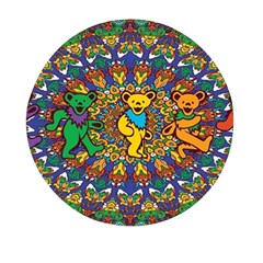 Dead Dancing Bears Grateful Dead Pattern Mini Round Pill Box (pack Of 5) by Grandong