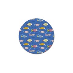 Sea Fish Blue Submarine Animals Golf Ball Marker (10 Pack) by Loisa77