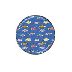 Sea Fish Blue Submarine Animals Hat Clip Ball Marker (10 Pack) by Loisa77