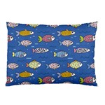 Sea Fish Blue Submarine Animals Pillow Case (Two Sides) Front