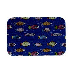 Sea Fish Blue Submarine Animals Open Lid Metal Box (silver)   by Loisa77