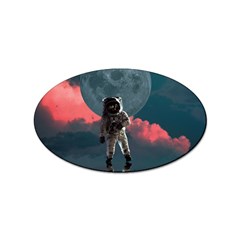 Astronaut Moon Space Nasa Planet Sticker Oval (10 Pack) by Loisa77