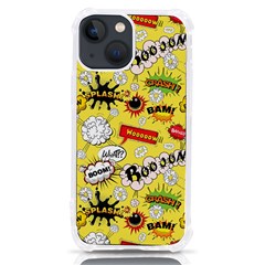 Cartoon Comics Pattern Iphone 13 Mini Tpu Uv Print Case by Loisa77