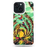 Monkey Tiger Bird Parrot Forest Jungle Style iPhone 15 Plus TPU UV Print Case Front